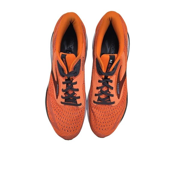Brooks Men's Adrenaline GTS 24 1104371D864 Running Shoe Orange/Black Size 13D - Picture 6 of 7